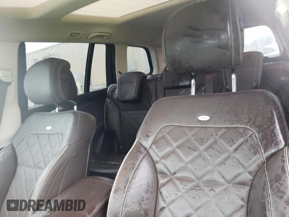 2018 Mercedes-Benz GLS 550 with VIN 4JGDF7DEXJB143439, listed as a Copart auction lot 43530955 with 98,405 mi miles and Salvage title. Bid and sale history available at DreamBid. Image 10.