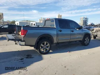 2015 Nissan Titan SL with VIN 1N6AA0EC6FN512486, listed as a Copart auction lot 88996665 with 91,569 mi miles and Salvage Title. Bid and sale history available at carsss.com. Image 3.