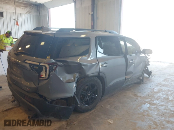 2021 GMC Acadia AT4 with VIN 1GKKNLLS7MZ208472, listed as a IAAI auction lot 42217842 with 70,175 mi miles and . Bid and sale history available at DreamBid. Image 4.