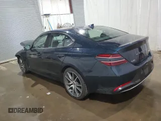 2023 Genesis G70 2.0T with VIN KMTG34TA5PU126988, listed as a Copart auction lot 73927763 with 7,649 mi miles and Clean Title. Bid and sale history available at DreamBid. Image 2.
