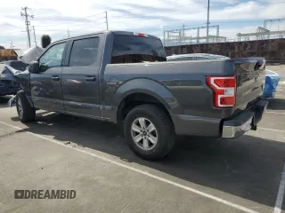 2018 Ford F-150 XL with VIN 1FTEW1CB1JKD84898, listed as a Copart auction lot 47862585 with 160,891 mi miles and Salvage Title. Bid and sale history available at carsss.com. Image 2.
