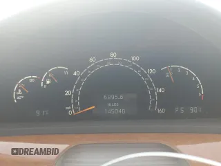 2001 Mercedes-Benz S-Class with VIN WDBNG70J51A197809, listed as a Copart auction lot 68633494 with 145,040 mi miles and Salvage Title. Bid and sale history available at carsss.com. Image 9.