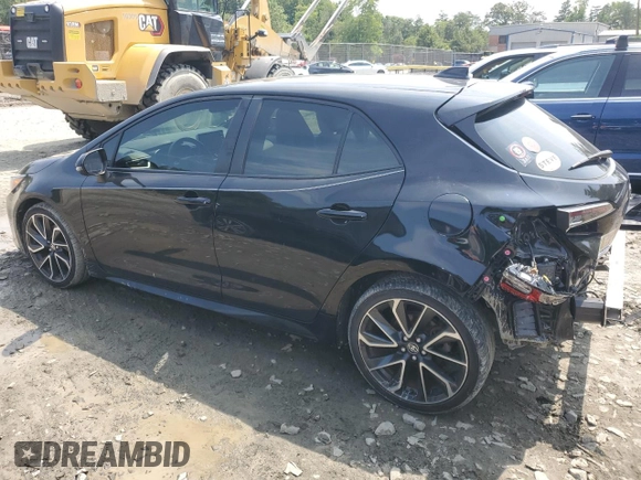 2019 Toyota Corolla Hatchback SE with VIN JTNK4RBE3K3047305, listed as a Copart auction lot 63961044 with 49,794 mi miles and Salvage Title. Bid and sale history available at carsss.com. Image 2.