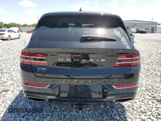 2022 Genesis GV80 with VIN KMUHB4SB4NU098028, listed as a Copart auction lot 52286015 with 26,006 mi miles and Non Repairable. Bid and sale history available at DreamBid. Image 6.