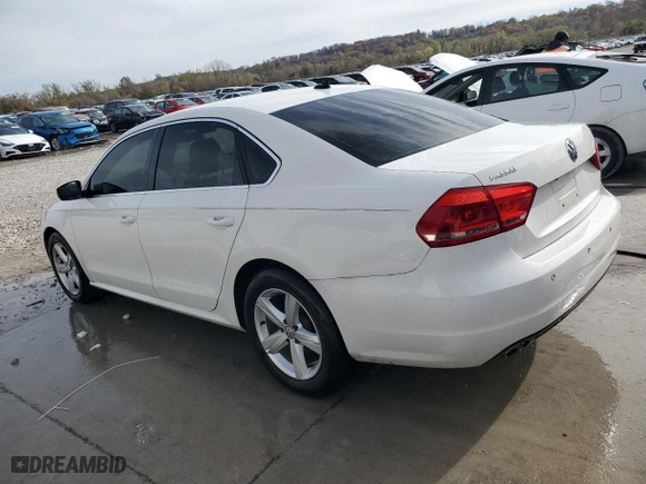 2013 Volkswagen Passat TDI SE w/Sunroof with VIN 1VWBN7A32DC012759, listed as a Copart auction lot 79633134 with 184,386 mi miles and Salvage Title. Bid and sale history available at carsss.com. Image 2.