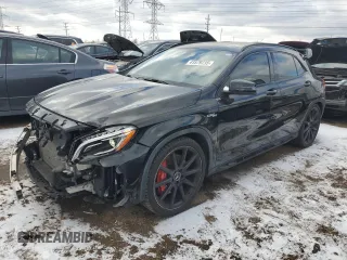 2015 Mercedes-Benz GLA 45 AMG z VIN WDDTG5CB9FJ056868, wystawiony jako Copart lot #41579235 z przebiegiem 84 147 mil mil oraz Szkoda całkowita • Salvage title. Historia ofert i sprzedaży dostępna na DreamBid. Obrazek 1.