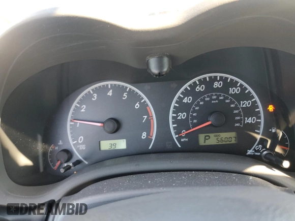 2010 Toyota Corolla with VIN 1NXBU4EE3AZ281936, listed as a Copart auction lot 88146295 with 56,007 mi miles and Salvage Title. Bid and sale history available at DreamBid. Image 9.