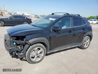 2023 Hyundai Kona SEL with VIN KM8K32ABXPU976572, listed as a Copart auction lot 52133245 with 11,279 mi miles and Salvage Title. Bid and sale history available at carsss.com. Image 1.