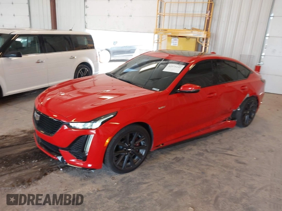 2021 Cadillac CT5 V-Series with VIN 1G6DV5RW9M0136210, listed as a IAAI auction lot 42571132 with 16,941 mi miles and . Bid and sale history available at DreamBid. Image 17.