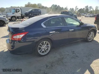 2009 Nissan Maxima 3.5 SV with VIN 1N4AA51E69C820559, listed as a Copart auction lot 75943194 with 0 mi miles and Salvage Title. Bid and sale history available at carsss.com. Image 3.