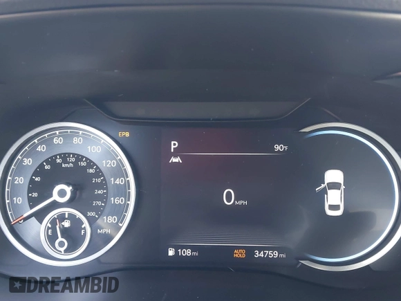 2023 Genesis G70 2.0T with VIN KMTG34TA3PU132398, listed as a IAAI auction lot 42497066 with 34,759 mi miles and . Bid and sale history available at DreamBid. Image 7.