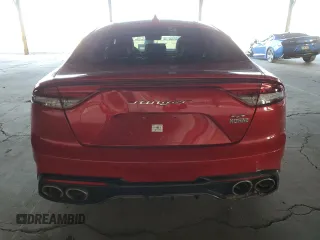 2022 Kia Stinger GT1 with VIN KNAE45LC5N6111464, listed as a Copart auction lot 86928064 with 20,594 mi miles and Salvage Title. Bid and sale history available at DreamBid. Image 6.