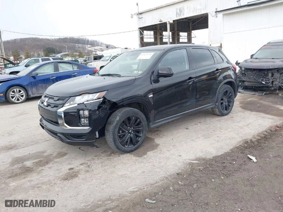 2021 Mitsubishi Outlander Sport ES with VIN JA4ARUAU9MU005130, listed as a IAAI auction lot 41427176 with 37,063 mi miles. Bid and sale history available at carsss.com. Image 2.