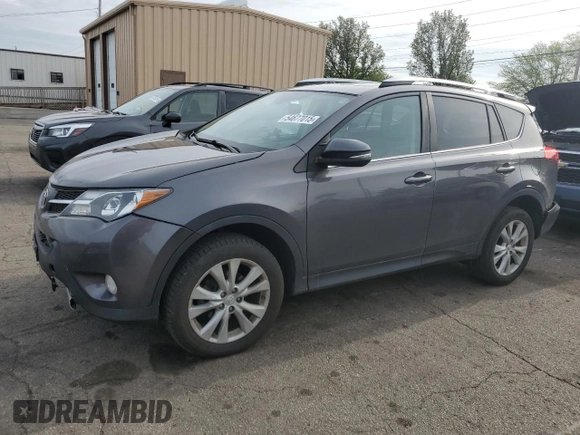 2014 Toyota RAV4 Limited with VIN 2T3DFREV4EW151645, listed as a Copart auction lot 54677015 with 170,346 mi miles and Salvage Title. Bid and sale history available at carsss.com. Image 1.