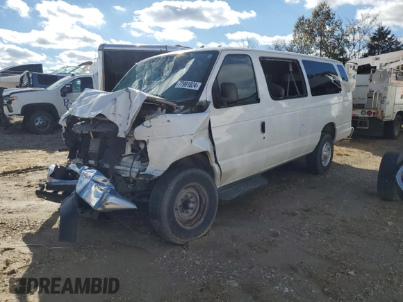 2013 Ford Econoline Passenger XL with VIN 1FBSS3BL0DDA87395, listed as a Copart auction lot 77991824 with Not Provided miles and Salvage Title. Bid and sale history available at DreamBid. Image 1.