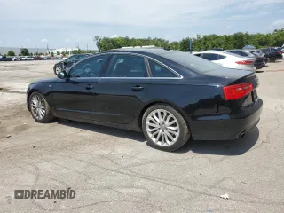 2013 Audi A6 Premium Plus with VIN WAUGGAFC8DN008838, listed as a Copart auction lot 58754475 with 162,375 mi miles and Salvage title. Bid and sale history available at DreamBid. Image 2.