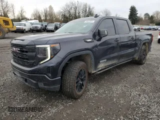 2022 GMC Sierra 1500 Elevation z VIN 3GTUUCETXNG572173, wystawiony jako Copart lot #84013654 z przebiegiem 62 430 mil mil oraz Szkoda całkowita • Salvage title. Historia ofert i sprzedaży dostępna na DreamBid. Obrazek 1.