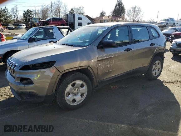 2016 Jeep Cherokee Sport with VIN 1C4PJMAS7GW267761, listed as a Copart auction lot 47536505 with 66,867 mi miles and Salvage title. Bid and sale history available at DreamBid. Image 1.