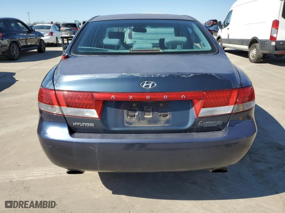 2007 Hyundai Azera SE with VIN KMHFC46F77A183675, listed as a Copart auction lot 46603685 with 159,910 mi miles and Salvage Title. Bid and sale history available at carsss.com. Image 6.
