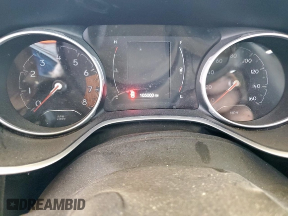2020 Jeep Compass Sport z VIN 3C4NJDAB4LT174073, wystawiony jako Copart lot #61958075 z przebiegiem 105 000 mil mil oraz Szkoda całkowita • Salvage title. Historia ofert i sprzedaży dostępna na DreamBid. Obrazek 9.