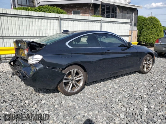 2016 BMW 4 Series 428i xDrive with VIN WBA3N9C54GK250508, listed as a Copart auction lot 58236065 with 98,505 mi miles and Salvage title. Bid and sale history available at DreamBid. Image 3.