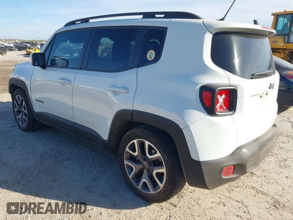 2015 Jeep Renegade Latitude with VIN ZACCJABT7FPC09665, listed as a IAAI auction lot 41801983 with 80,428 mi miles and . Bid and sale history available at DreamBid. Image 3.