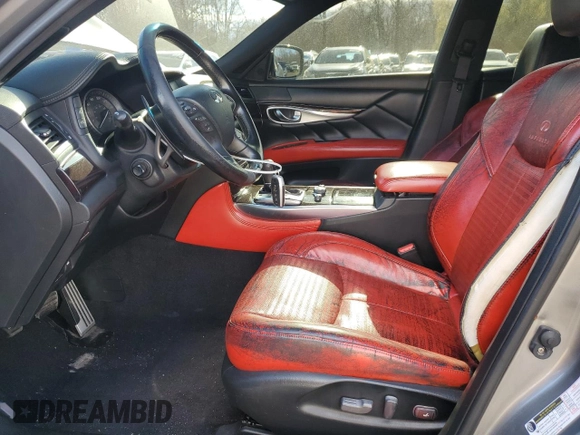 2013 Infiniti M z VIN JN1BY1AR3DM603904, wystawiony jako Copart lot #53673135 z przebiegiem 158 066 mil mil oraz Czysty tytuł • Clean title. Historia ofert i sprzedaży dostępna na DreamBid. Obrazek 7.