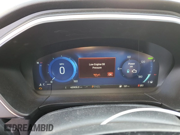 2021 Ford Escape Titanium Hybrid with VIN 1FMCU9DZ0MUA36540, listed as a Copart auction lot 42286485 with 46,908 mi miles and Salvage title. Bid and sale history available at DreamBid. Image 9.