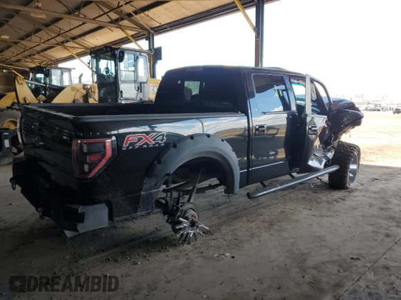 2013 Ford F-150 XL with VIN 1FTFW1EF5DKD54764, listed as a Copart auction lot 48703015 with 145,471 mi miles and Salvage Title. Bid and sale history available at carsss.com. Image 3.