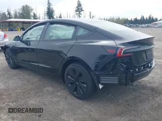 2025 Tesla Model 3 Long Range with VIN 5YJ3E1EB1SF885103, listed as a IAAI auction lot 41926295 with Not provided miles and . Bid and sale history available at DreamBid. Image 3.