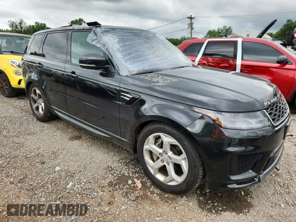 2019 Land Rover Range Rover Sport HSE with VIN SALWR2RV9KA845302, listed as a Copart auction lot 64290465 with 89,007 mi miles and Salvage title. Bid and sale history available at DreamBid. Image 4.