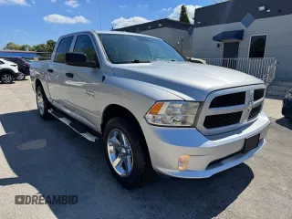2017 Ram 1500 Tradesman with VIN 1C6RR7KG2HS732427, listed as a Copart auction lot 47823675 with 105,715 mi miles and Salvage title. Bid and sale history available at DreamBid. Image 4.