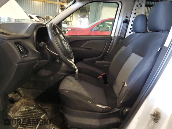 2017 Ram ProMaster City Cargo Tradesman with VIN ZFBERFAB8H6D61781, listed as a Copart auction lot 56009525 with 159,632 mi miles and Salvage title. Bid and sale history available at DreamBid. Image 7.