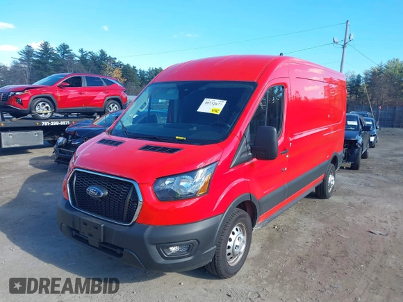 2024 Ford Transit Cargo z VIN 1FTBR2C80RKA48160, wystawiony jako IAAI lot #40732677 z przebiegiem 2 844 mil mil oraz . Historia ofert i sprzedaży dostępna na DreamBid. Obrazek 17.