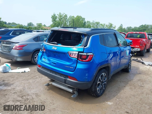 2023 Jeep Compass (RED) Edition with VIN 3C4NJDCN8PT518257, listed as a IAAI auction lot 42589528 with Not provided miles and . Bid and sale history available at DreamBid. Image 4.