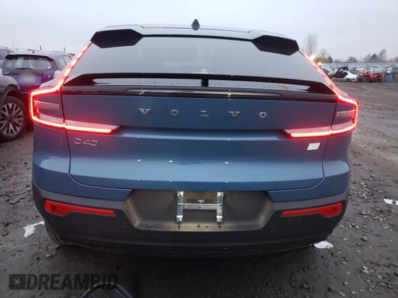 2022 Volvo C40 Ultimate с VIN YV4ED3GB6N2002492, выставлен на аукционе Copart как лот 69524222 с пробегом 3 620 миль миль и . История ставок и продаж доступна на DreamBid. Изображение 6.