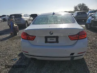 2015 BMW 4 Series 428i with VIN WBA3N3C54FK233896, listed as a Copart auction lot 49317635 with 57,250 mi miles and Salvage Title. Bid and sale history available at DreamBid. Image 6.