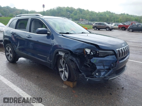 2020 Jeep Cherokee High Altitude with VIN 1C4PJLDN5LD636199, listed as a IAAI auction lot 42086834 with 66,101 mi miles and . Bid and sale history available at DreamBid. Image 1.