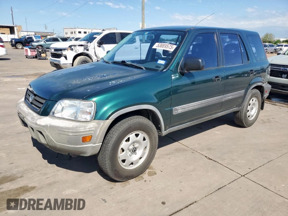 1999 Honda CR-V LX with VIN JHLRD174XXC045114, listed as a Copart auction lot 53889575 with 192,879 mi miles and Salvage Title. Bid and sale history available at carsss.com. Image 1.
