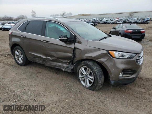 2019 Ford Edge SEL with VIN 2FMPK4J9XKBC28419, listed as a Copart auction lot 53638545 with 170,073 mi miles and Clean Title. Bid and sale history available at carsss.com. Image 4.