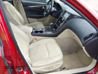 2014 Infiniti Q50 Sport with VIN JN1BV7AR4EM702549, listed as a IAAI auction lot 41803344 with 197,187 mi miles and . Bid and sale history available at carsss.com. Image 5.