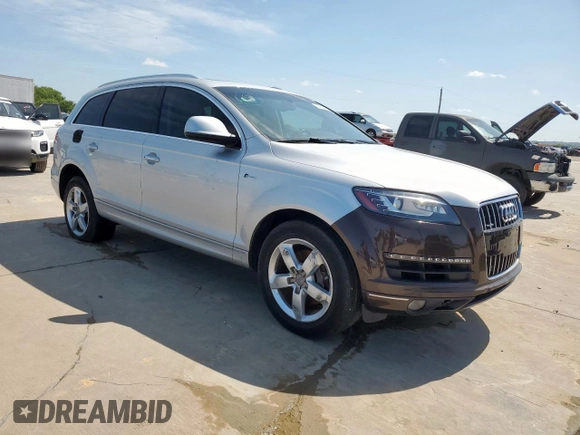 2015 Audi Q7 Premium Plus with VIN WA1LGAFE3FD022460, listed as a Copart auction lot 64338415 with 169,479 mi miles and Clean title. Bid and sale history available at DreamBid. Image 4.