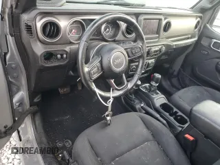 2021 Jeep Wrangler Sport S with VIN 1C4HJXAG4MW719355, listed as a Copart auction lot 80171574 with 62,948 mi miles and Non Repairable. Bid and sale history available at DreamBid. Image 8.