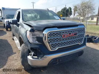 2020 GMC Sierra 1500 SLT with VIN 3GTU9DED1LG174573, listed as a IAAI auction lot 41196137 with 89,857 mi miles. Bid and sale history available at carsss.com. Image 1.