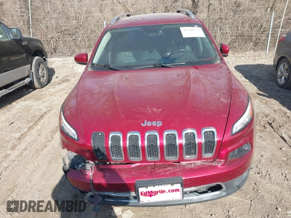 2017 Jeep Cherokee Limited with VIN 1C4PJMDB8HW512130, listed as a IAAI auction lot 41708722 with 88,943 mi miles and . Bid and sale history available at DreamBid. Image 12.