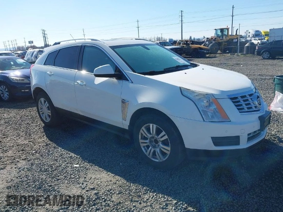 2015 Cadillac SRX Luxury Collection with VIN 3GYFNBE35FS574079, listed as a IAAI auction lot 41687762 with Not Provided miles and . Bid and sale history available at carsss.com. Image 1.