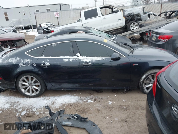 2016 Audi A7 3.0 Premium Plus with VIN WAUWGAFC0GN006470, listed as a IAAI auction lot 41638615 with 104,040 mi miles. Bid and sale history available at carsss.com. Image 13.