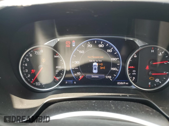 2021 Chevrolet Blazer RS with VIN 3GNKBKRS3MS507404, listed as a Copart auction lot 60249645 with 85,869 mi miles and Salvage title. Bid and sale history available at DreamBid. Image 9.