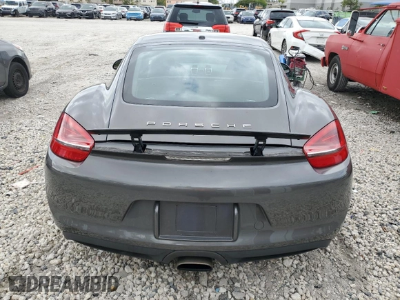 2015 Porsche Cayman with VIN WP0AA2A89FK163969, listed as a Copart auction lot 52825275 with 118,675 mi miles and Salvage Title. Bid and sale history available at DreamBid. Image 6.