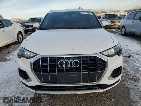 2022 Audi Q3 Premium with VIN WA1AUCF32N1002159, listed as a Copart auction lot 86177364 with 29,458 mi miles and Salvage Title. Bid and sale history available at carsss.com. Image 5.